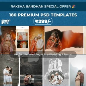 Wedding Album Design PSD | 12X36 | SharpeByte