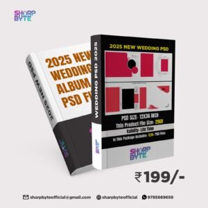 Pre Wedding Album Designe Psd  |12x36| SharpeByte